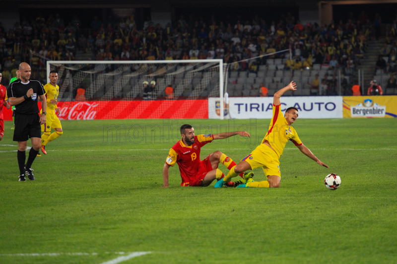 Romania a incheiat la egalitate meciul cu Muntenegru. Foto Saul Pop