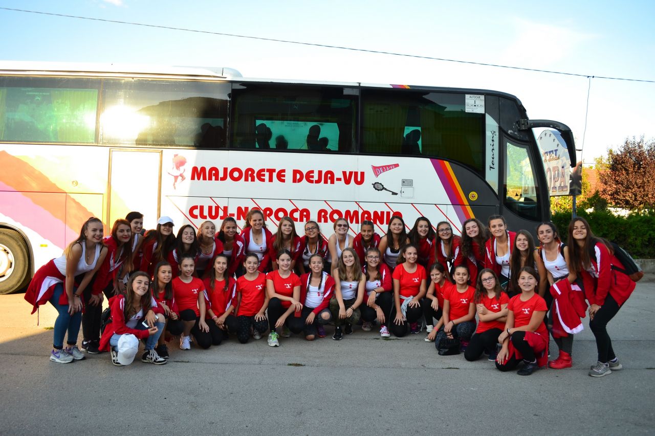 Majoretele de la Liceul Avram Iancu din Cluj au obţinut titlul de campioane europene