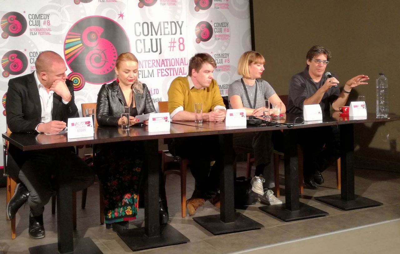 Florian Mischa Boder, Domnica Cîrciumaru, Ronan Doyle, Sophie Freeman și Carl Haber sunt cei care decid cele mai bune filme la Comedy Cluj 2016.