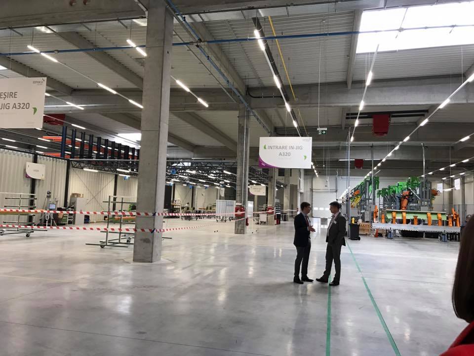 Fabrica de componente pentru Airbus, inaugurată la Cluj sursa foto Facebook turdanews.ro