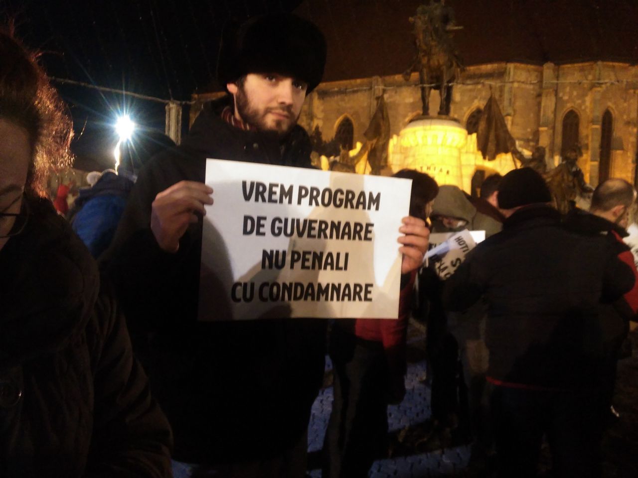 Protestele continua la Cluj