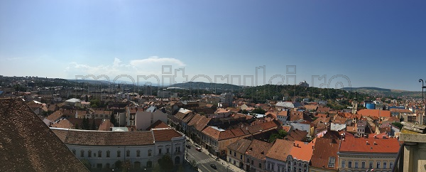 INEDIT. Clujul, aşa cum nu l-ai văzut niciodată! Panorame incredibile cu oraşul văzut din cel mai înalt turn.   Primăria veche