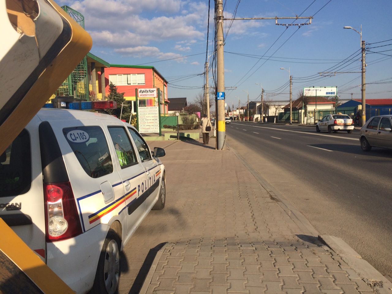 Un șofer a fost prins cu 124 km/h în Cluj-Napoca