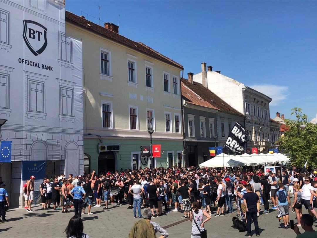 FOTO VIDEO Baraj U Cluj - FC Hermannstadt. Petrescu și Tsoumou aduc  victoria Sibiului!