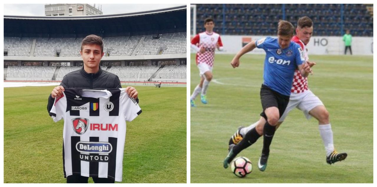 Doi tineri fotbaliști de la Universitatea Cluj, medii de excepție la BAC!