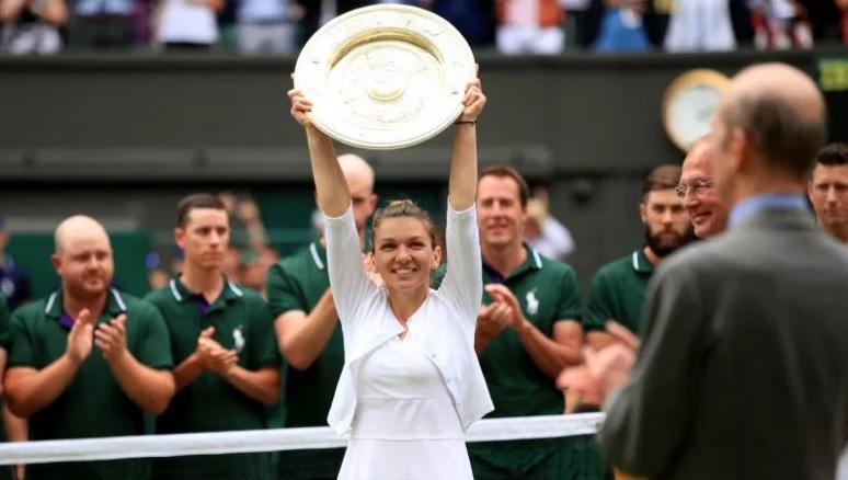 JOS PĂLĂRIA! Simona Halep, campioană în premieră la Wimbledon după ce a SPULBERAT-O pe Serena Williams!, sursă foto: Getty Images