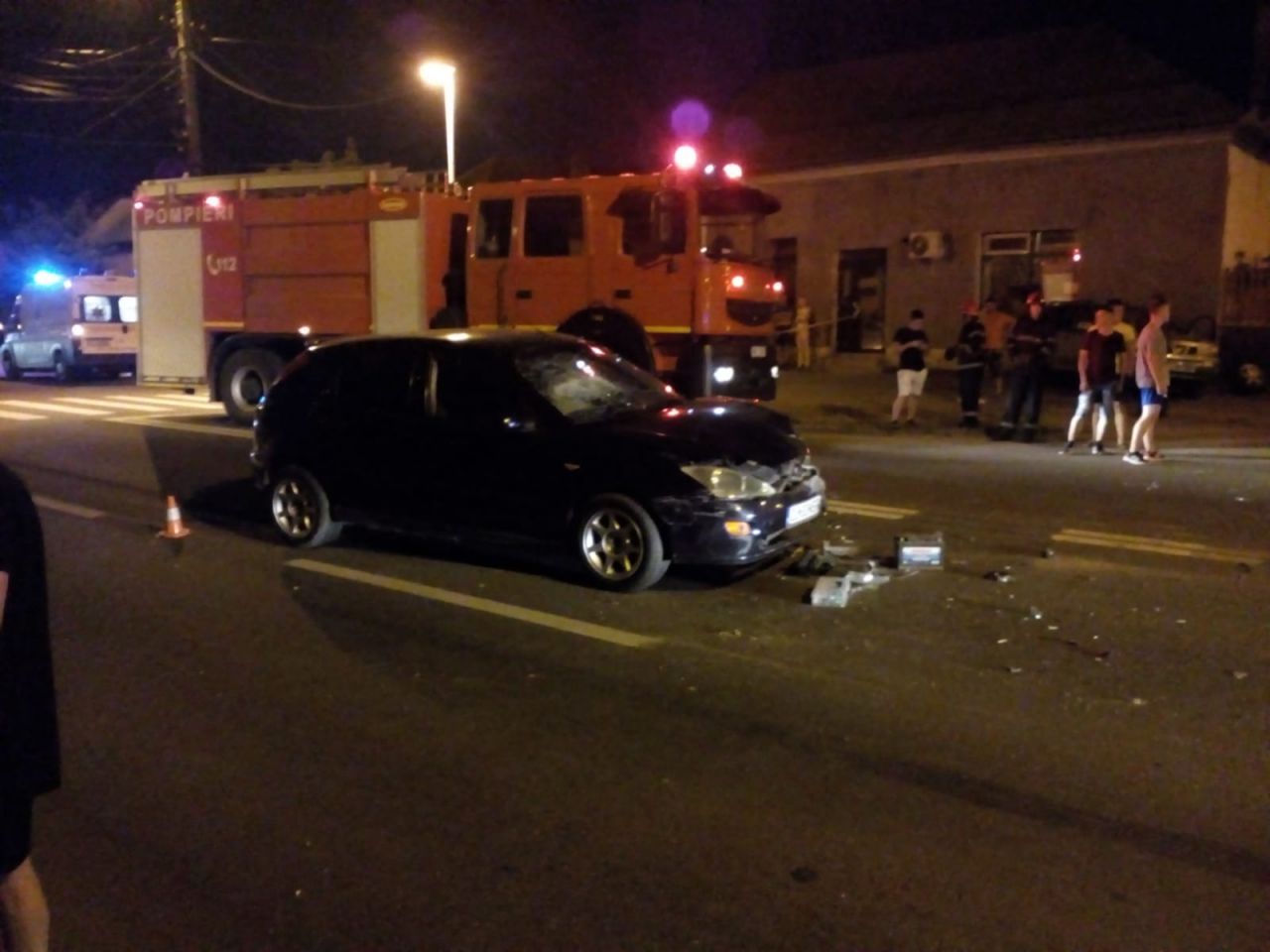 HAOS rutier la Turda: patru mașini implicate într-un accident în lanț