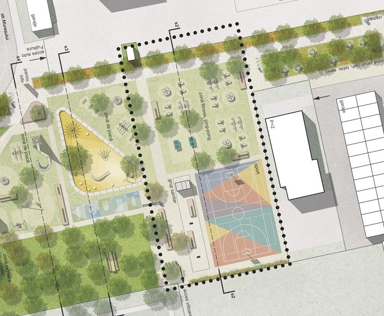 Cum va fi împărțit și ce dotări va avea cel mai nou parc din Cluj-Napoca?