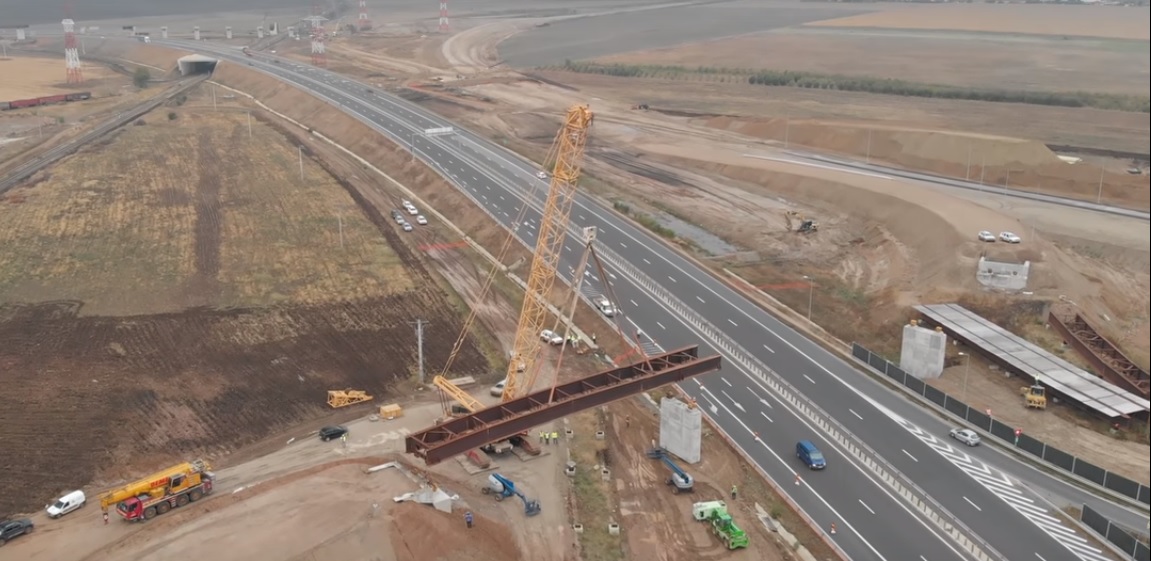 Lucrări intense la Sebeș, primii pași pentru a conecta autostrăzile A1 și A10 Sebeș-Turda