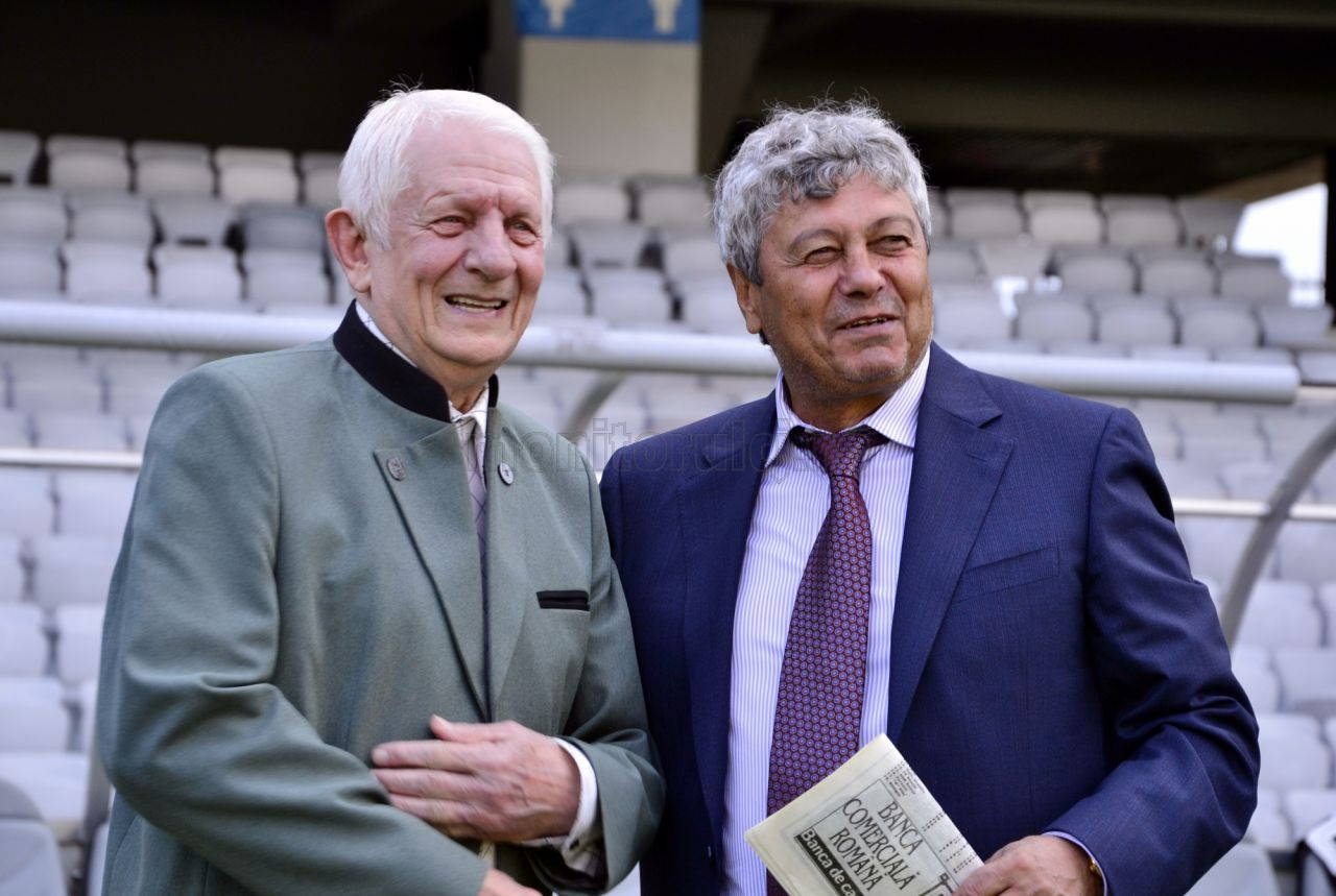 Remus Câmpeanu și Mircea Lucescu, două nume de legendă ale fotbalului românesc
