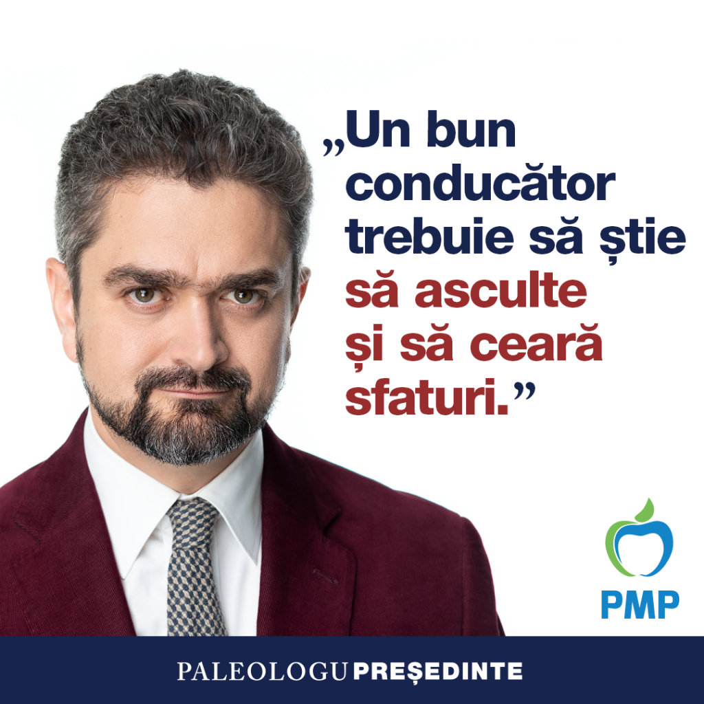 Candidatul PMP la funcția de președinte al României, Theodor Paleologu