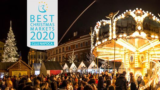 Pentru al doilea an consecutiv, Târgul de Crăciun din Cluj-Napoca este în Top 10!, sursă foto: Facebook Târgul de Crăciun Cluj-Napoca