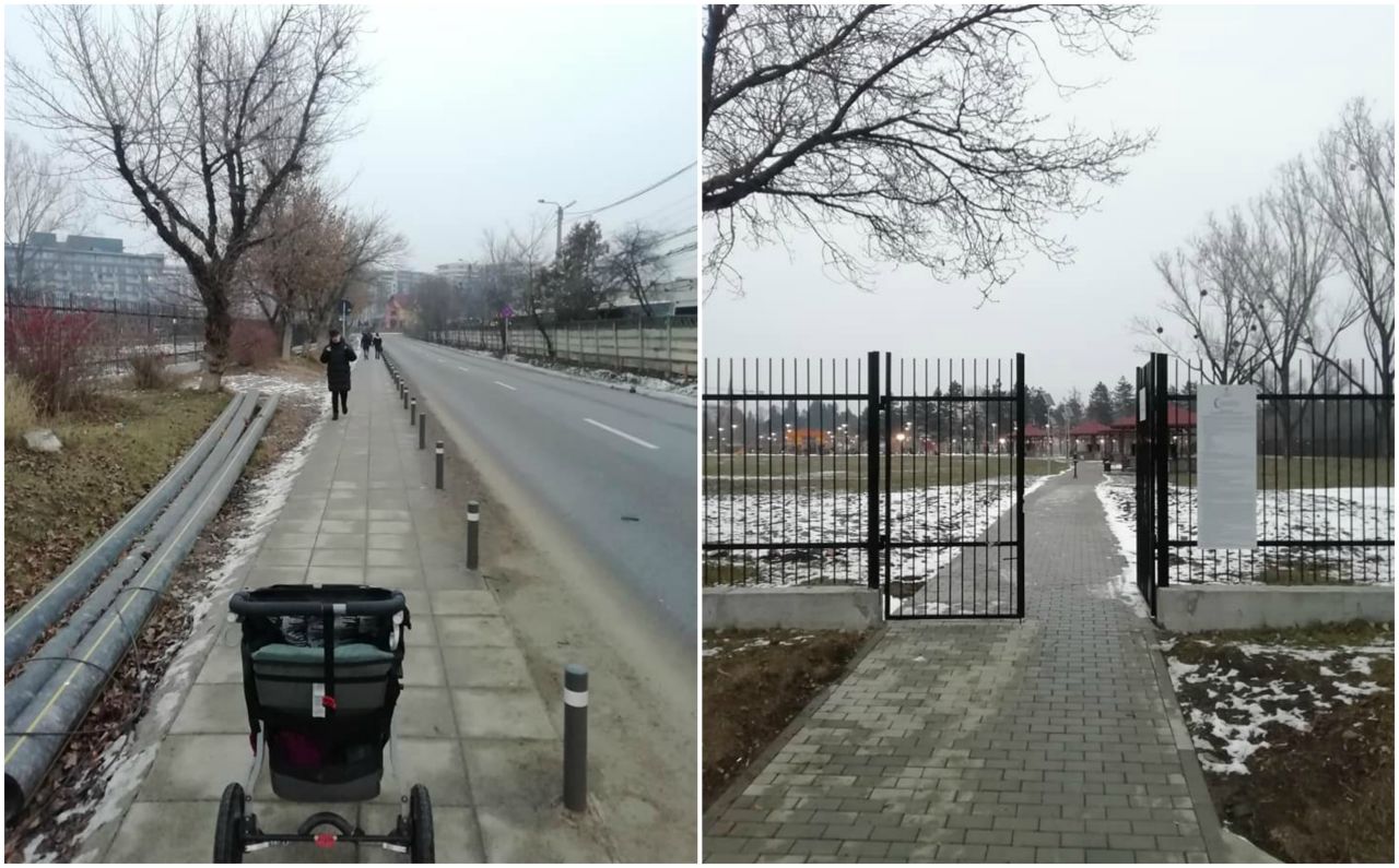 S-au „deschis porțile” spre Sopor. Clujenii au trotuar spre „primul cartier construit de la 0”, sursă foto: Facebook SOS Parcul Est