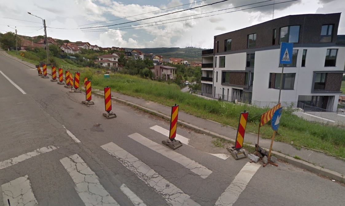Clujenii de pe Soporului, exasperați de gropi, se tem de accidente. Sesizările curg gârlă!, sursă foto: Google Maps