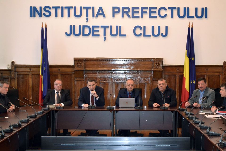 Centura Metropolitană. Boc și Șulea, întâlnire cu prefectul: „Proiectul avansează cu pași concreți!”, sursă foto: Prefectura Cluj