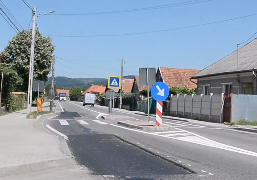 Marcaj rutier reflectorizant și elemente de semnalizare și protecție pe DN 1 Cluj-Napoca – Oradea