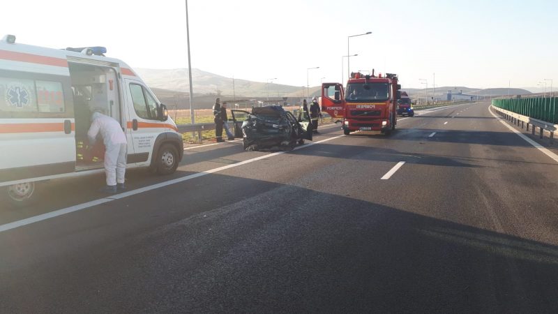 ACCIDENT GRAV pe Autostrada A10, între Aiud și Turda