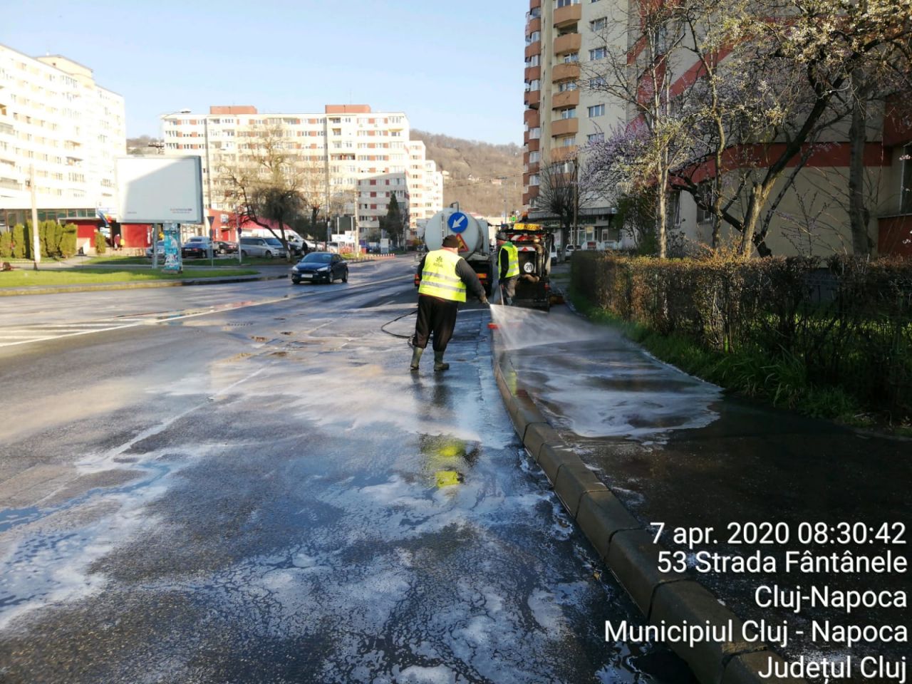 Lista străzilor din Cluj care vor fi spălate săptămâna aceasta