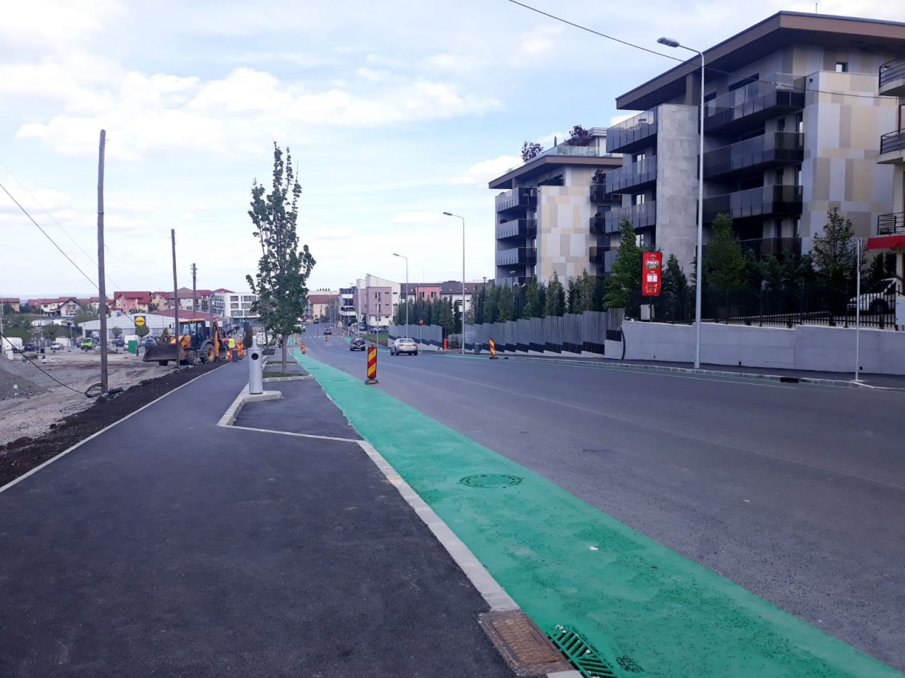 Lucrările de modernizare a străzii Bună Ziua, pe ultima sută de metri