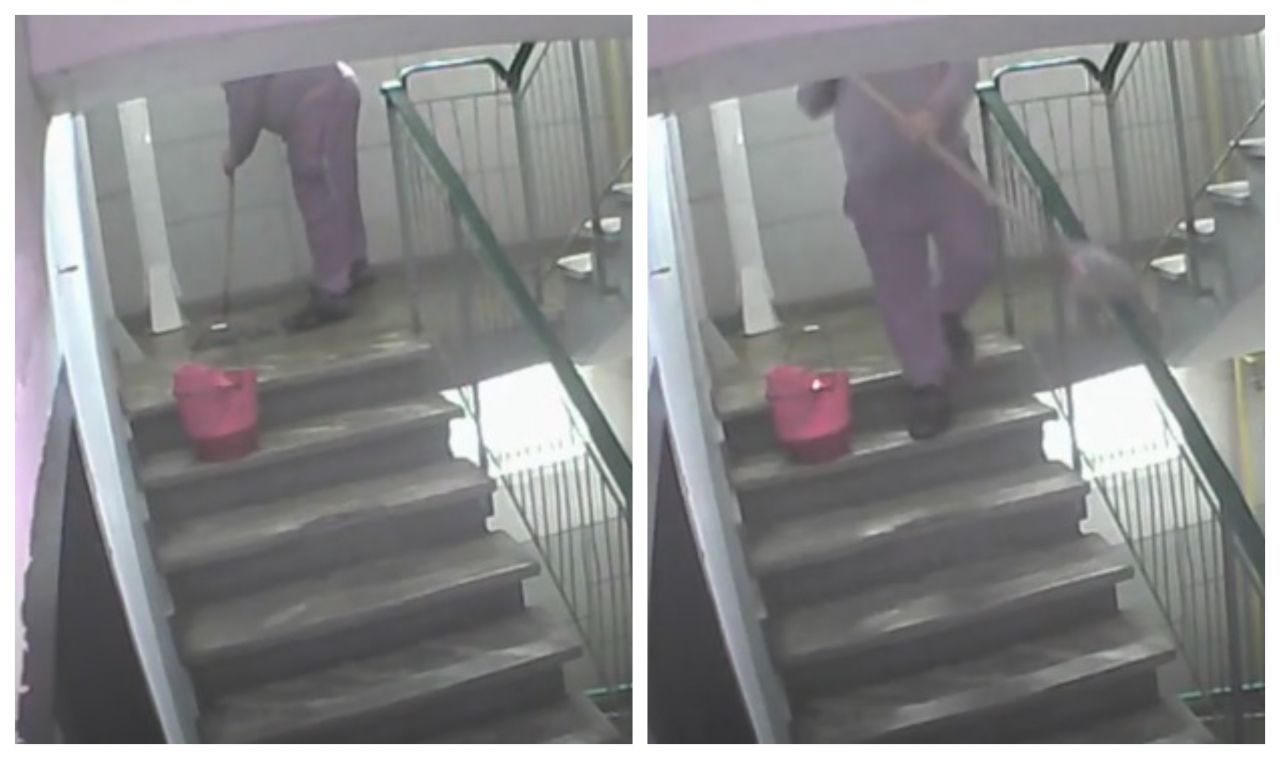 Rușinos! Cum se curăță scările de bloc din Cluj? Cu mopul și pe jos, și pe balustradă! Ce acuzații aduce președintele unei asociații de proprietari din Zorilor?