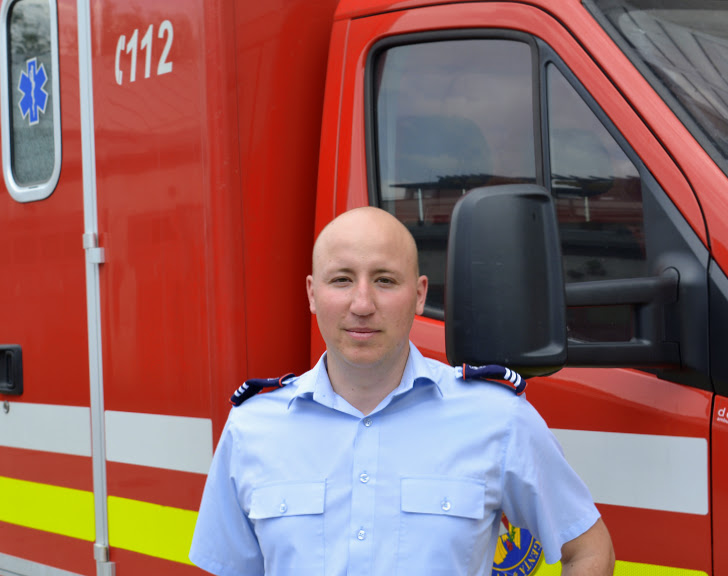 Mihai Iacob, ofițer în dispeceratul Inspectoratului pentru Situații de Urgență Cluj