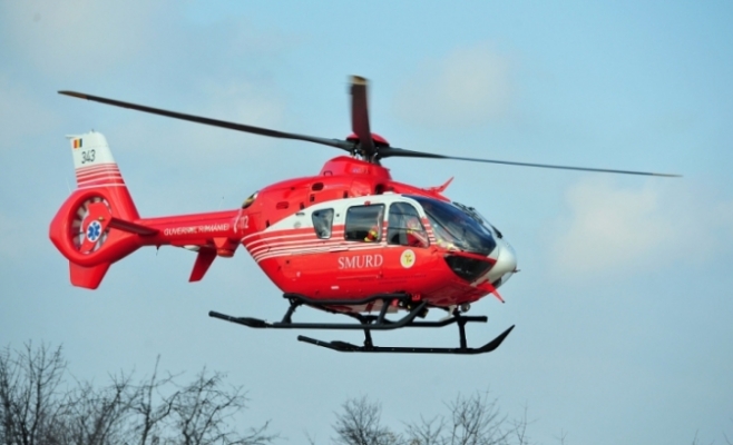 O femeie în stare critică va fi transportată cu elicopterul SMURD de la Dej la Cluj