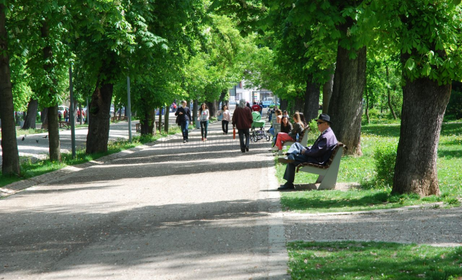 Clujeni în Parcul Central