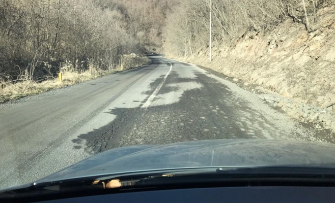 Circulație întreruptă pe un drum din Cluj