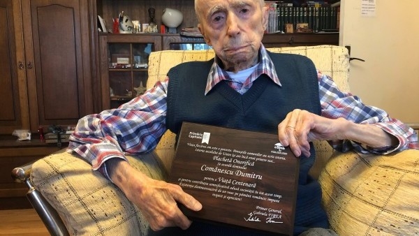 Românul declarat cel mai bătrân bărbat din lume a decedat la 111 ani 