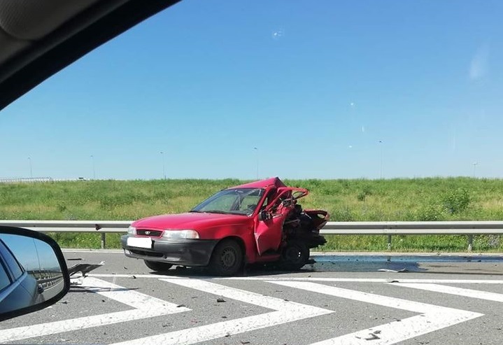 Accident grav pe Autostrada Transilvania, lângă Turda. A fost solicitat elicopterul SMURD