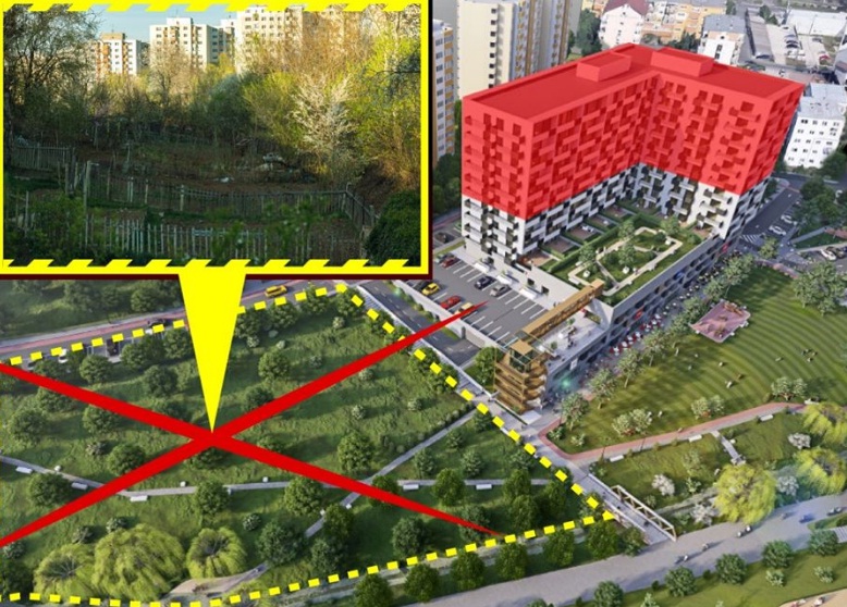 Activiștii se opun unui proiect imobiliar de 13 etaje în Mănăștur. Ce solicită?