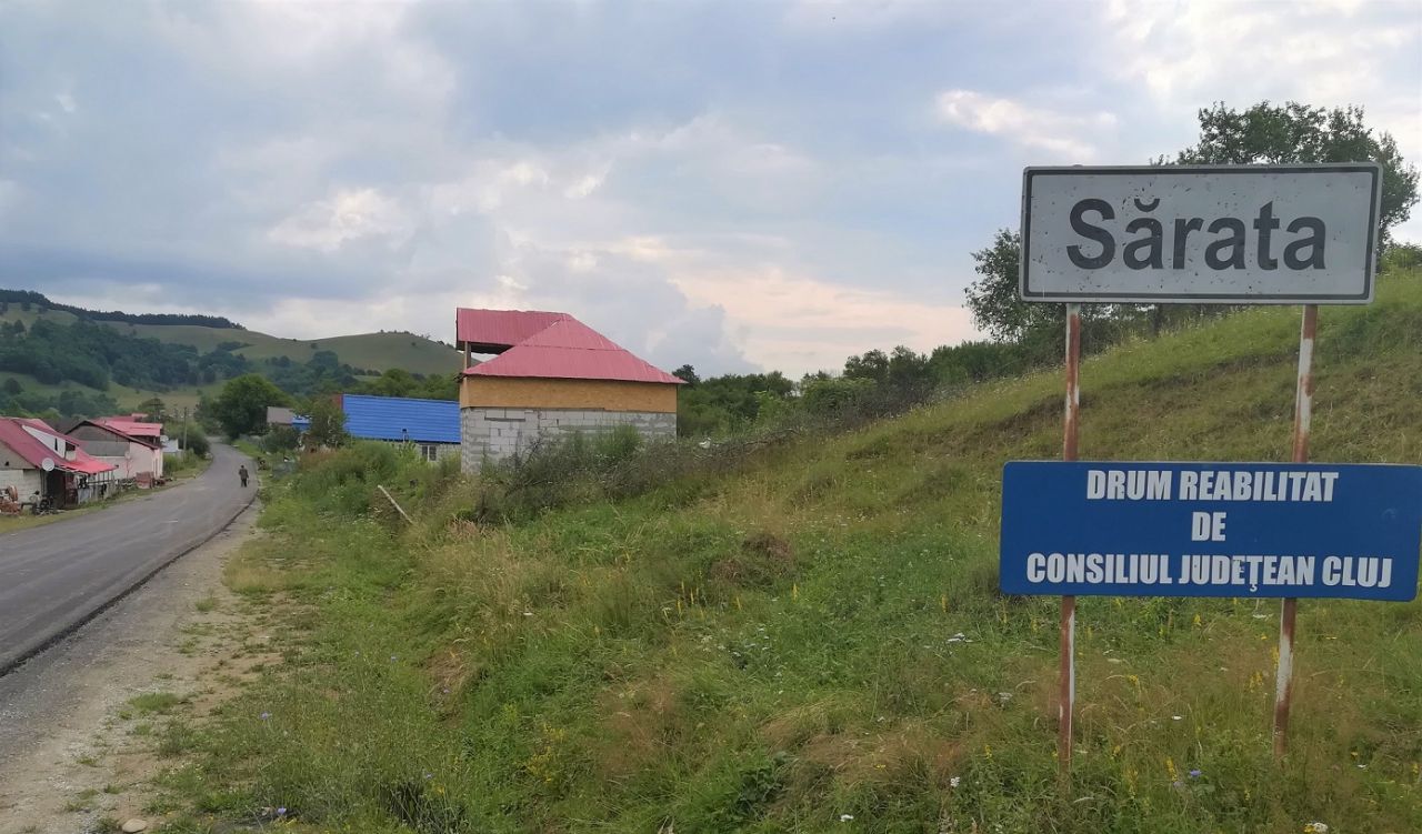 DJ 161 Panticeu – Sărata – limita cu județul Sălaj a fost asfaltat. VEZI cum arată! FOTO