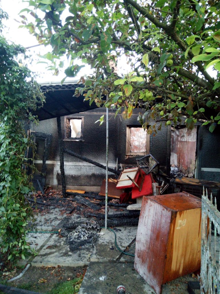 Două case din Viișoara au fost DISTRUSE de un incendiu