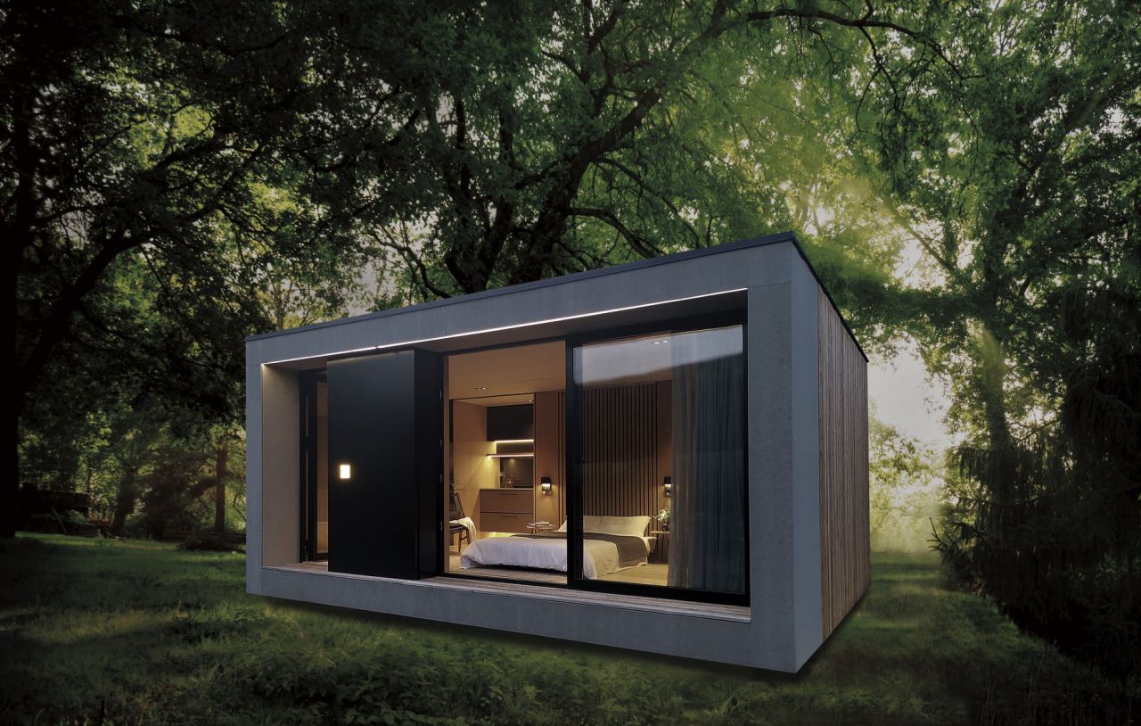 Un designer clujean a creat o casă modulară care poate fi transportată oriunde. Prețul acesteia este de 30.000 de euro