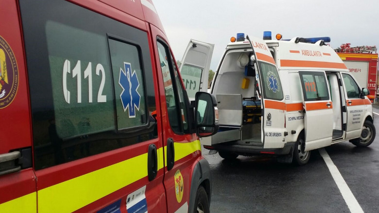 ACCIDENT rutier cu doi răniți într-o localitate din Cluj