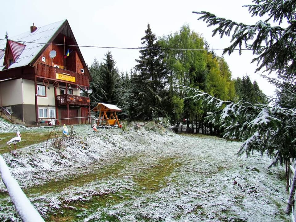 Imagini în mijlocul lui octombrie! A nins la Băișoara și Arieșeni