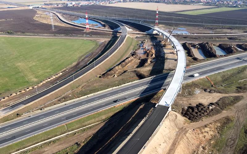 VIDEO. Cum arată lucrările pe Autostrada A10 Sebeș - Turda ? Autoritățile se laudă că termină drumul de mare viteză până la finalul anului