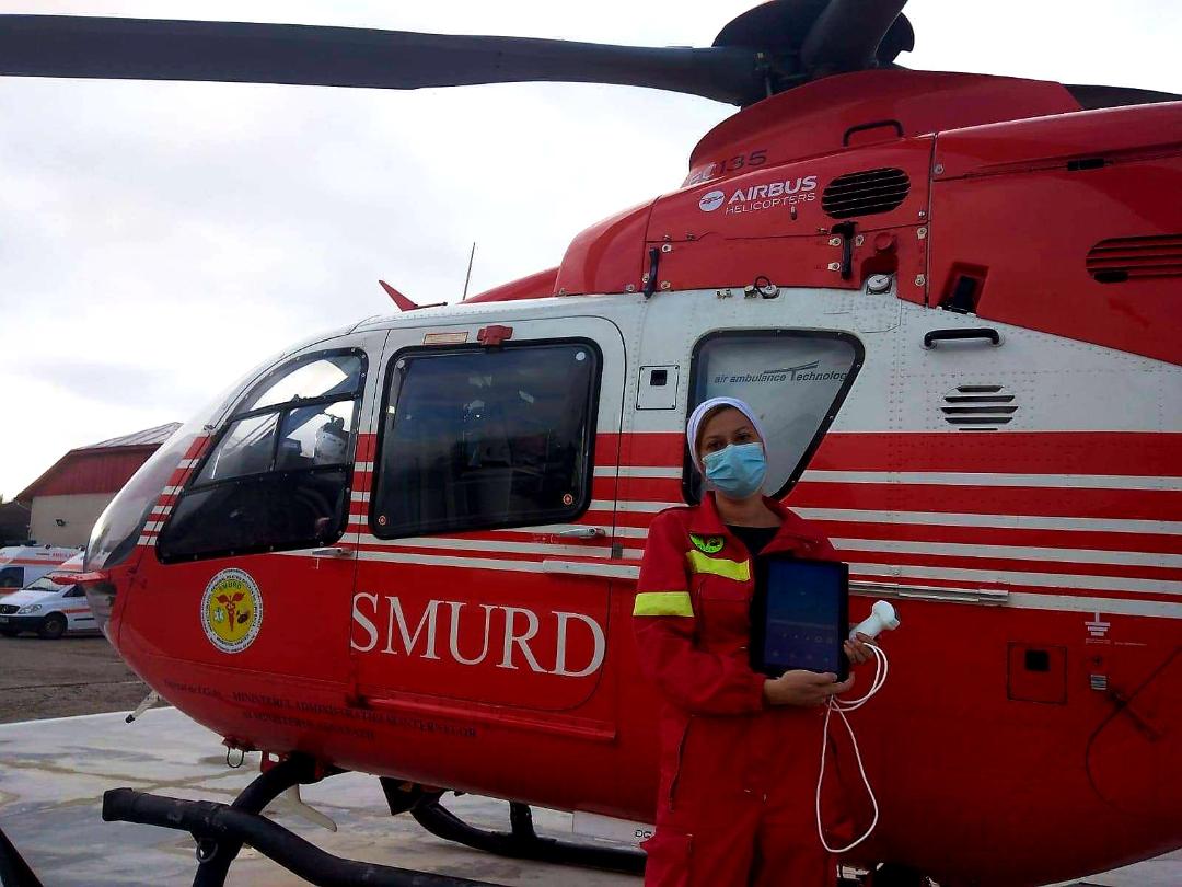 Philips vine în sprijinul pacienților și donează un ecograf portabil Lumify pentru dotarea elicopterului SMURD din Cluj