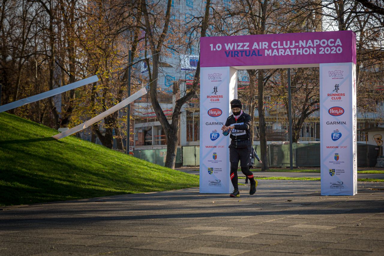 932 de sportivi au alergat virtual la Maratonul Internațional al Clujului