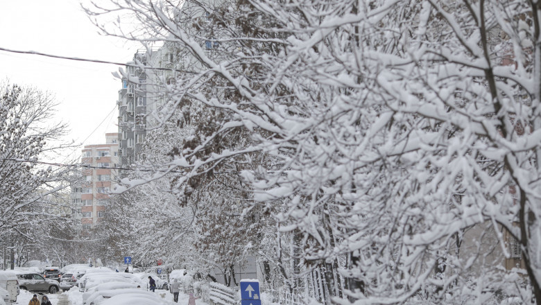 Vine iarna! Încep ninsorile în zona Transilvaniei, iar temperaturile minime negative vor fi simțite în toată țara
