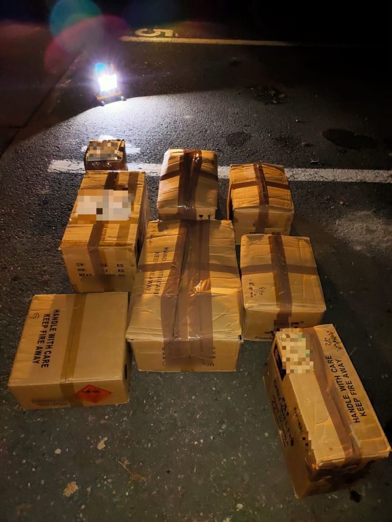 350 kg de petarde și artificii, confiscate în Cluj-Napoca. Pregătiri de Anul Nou? FOTO