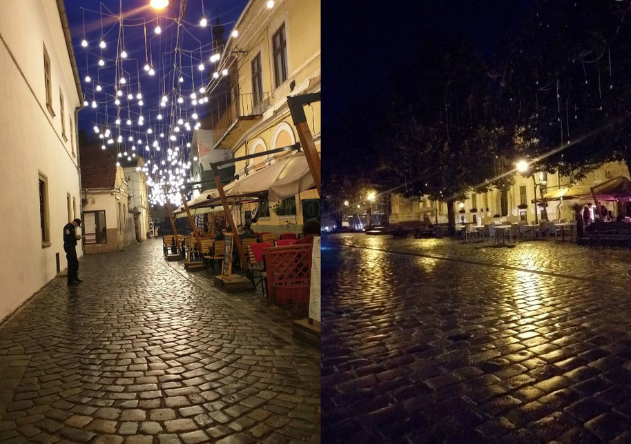 Cum a arătat Clujul în pandemie: străzi goale, concerte pe scaune, distanțare în cafenele, carantină de noapte. GALERIE FOTO