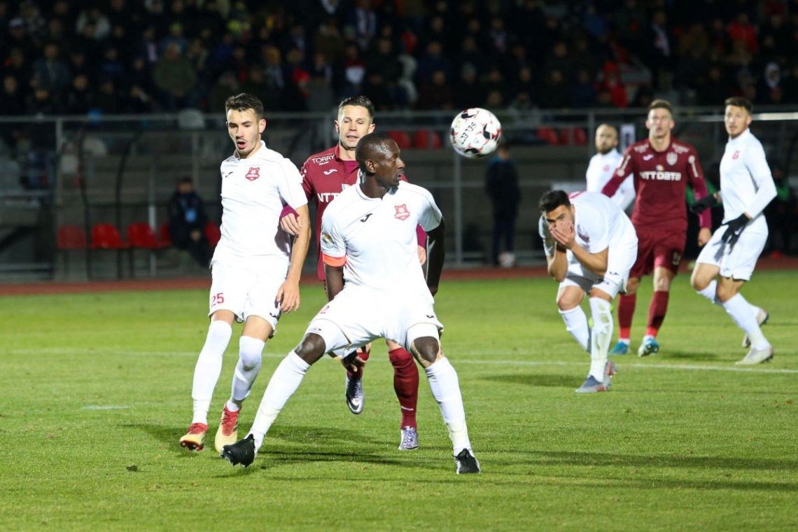 CFR Cluj, victorie dificilă împotriva lui FC Hermannstadt. Echipa lui Iordănescu a avut emoții în prima repriză