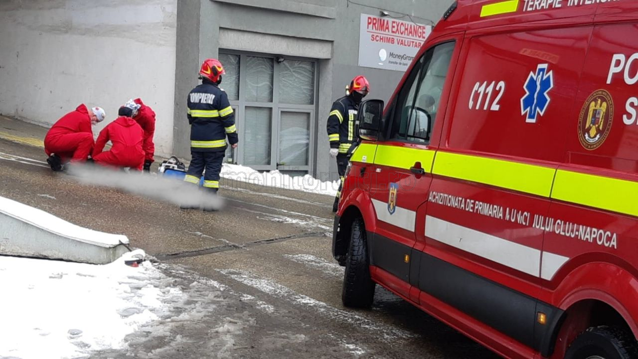 Sinucidere în centrul Clujului! Un bărbat s-a aruncat de pe parkingul de pe Calea Dorobanților