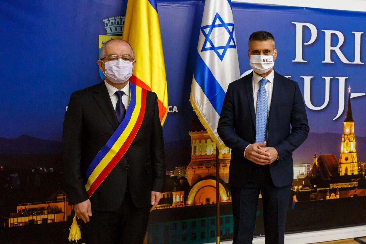 Ambasadorul Israelului în România, vizită la Cluj-Napoca