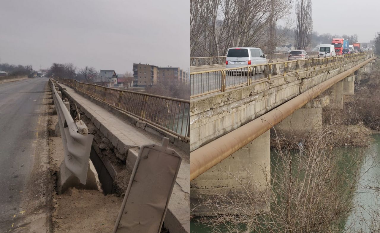 Se închide podul peste râul Arieș, Turda, de luni