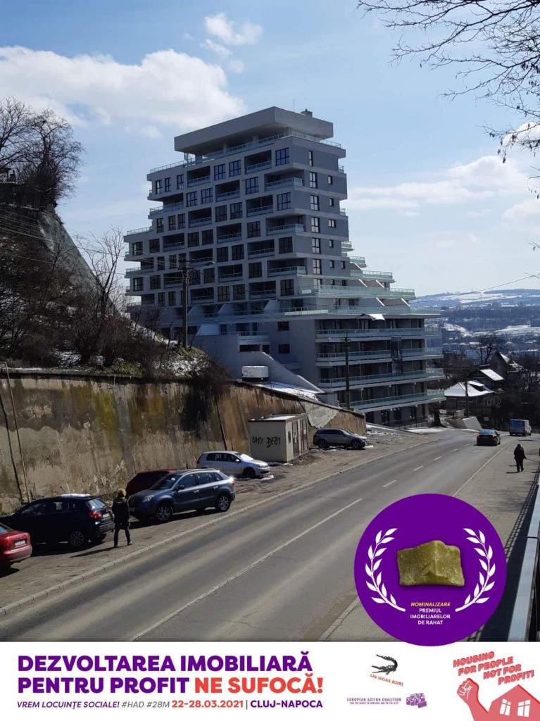 „Premiul imobiliarelor de rahat” acordat de o asociație din Cluj unei clădiri de pe Tăietura Turcului
