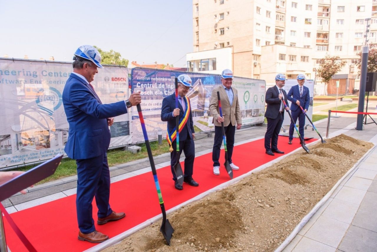 Centrul de Inginerie Bosch din Cluj se extinde. Compania investește în construcția unei noi clădiri