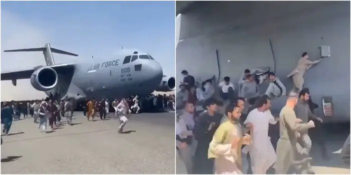 VIDEO. Imaginile DISPERĂRII! Afganii s-au agățat de roțile avioanelor care decolează din Kabul