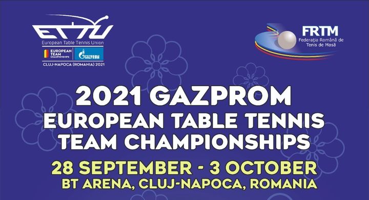 Cluj-Napoca găzduiește Campionatul European de Tenis de Masă! Programul meciurilor pentru România